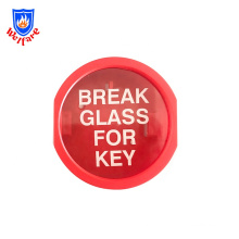 Fire emergency break glass box for key